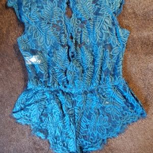Lace lingerie bodysuit